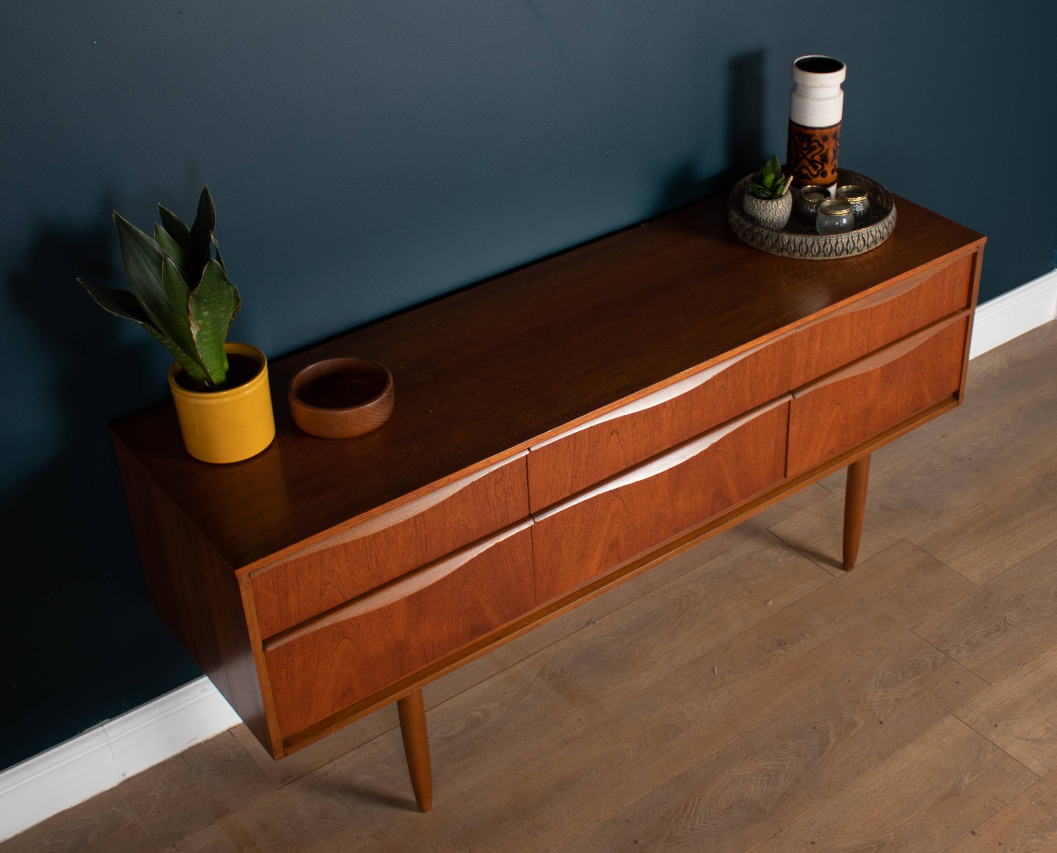 Restored Teak 1960s Austinsuite Chest Of Drawers Sideboard