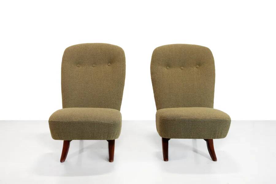 Ensemble de deux chaises Congo par Theo Ruth pour Artifort, 1960