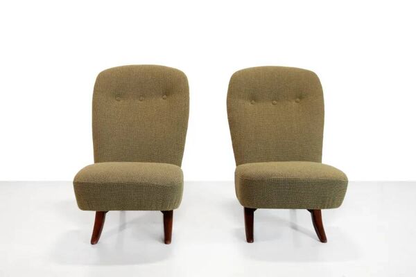 Ensemble de deux chaises Congo par Theo Ruth pour Artifort, 1960