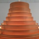 Wooden Lamella Ceiling Lamp by Hans-Agne Jakobsson for Hans-Agne Jakobsson AB Markaryd, 1960s