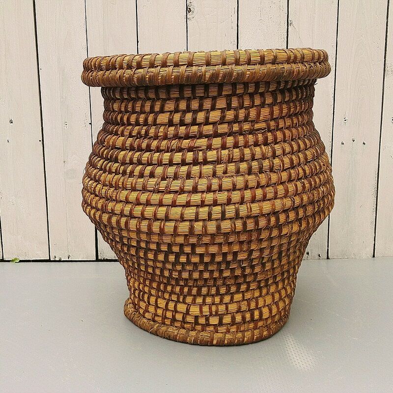 Pan box basket bramble and straw popular art