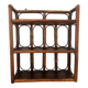 Rattan wall shelf
