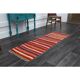 1970s Turkish Hand-Knotted Wool Cotton Red Kilim Runner Rug  62x183