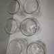 6 old bistro glasses from 1900-1920