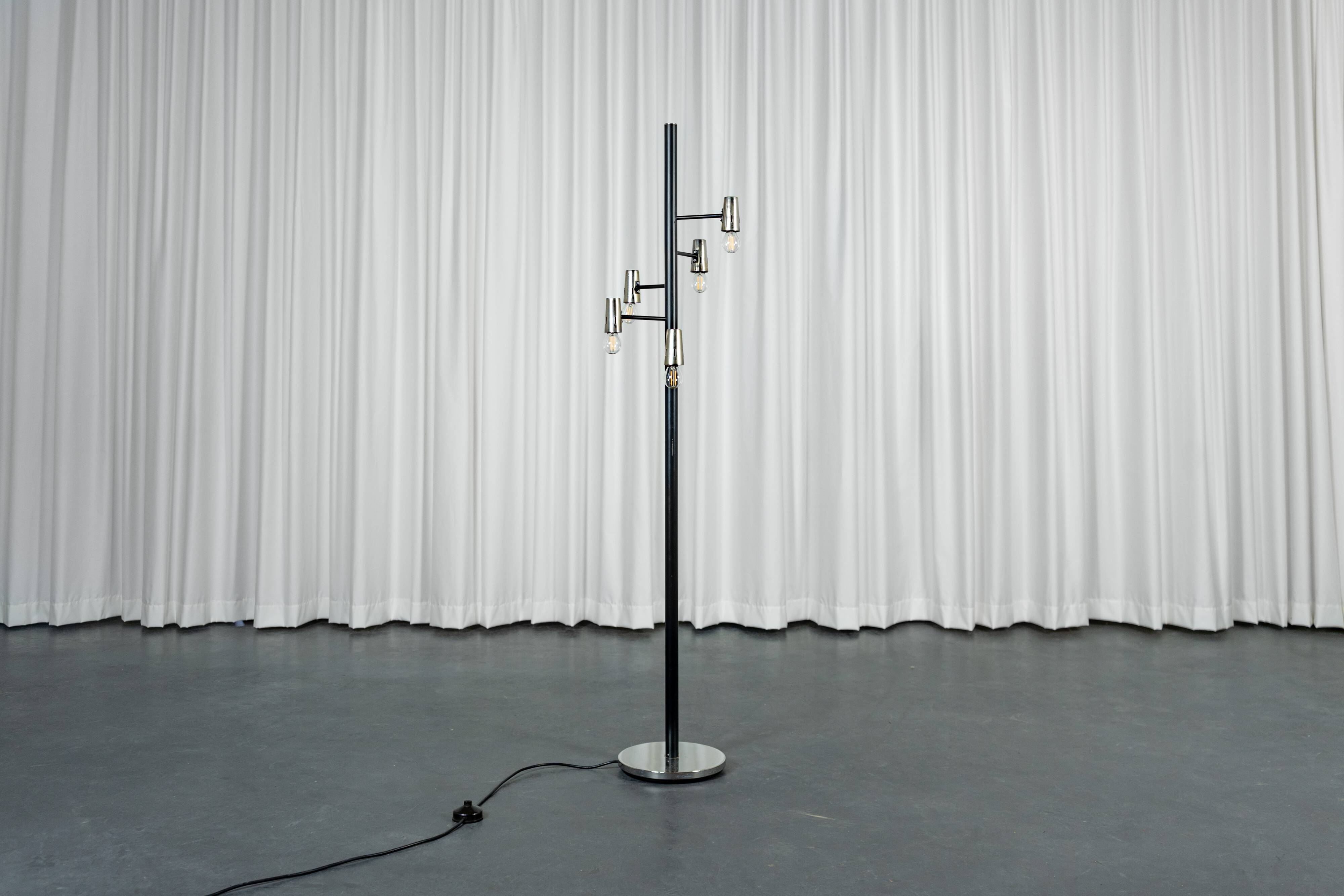 Lampe sur pied 5 feux vintage