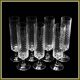 Lot of 7 Rosenthal Romance Motif I Flute Champagne 7.25" tall