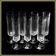 Lot of 7 Rosenthal Romance Motif I Flute Champagne 7.25" tall