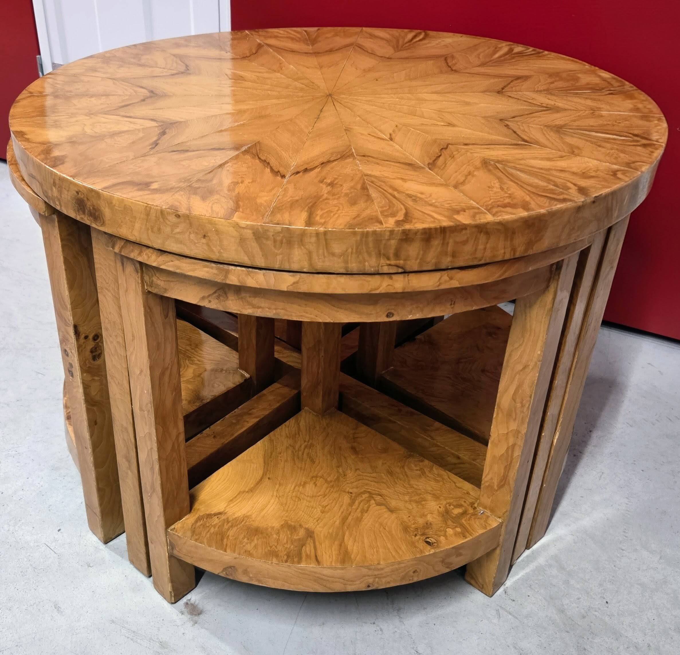 Art Deco nesting table 1930