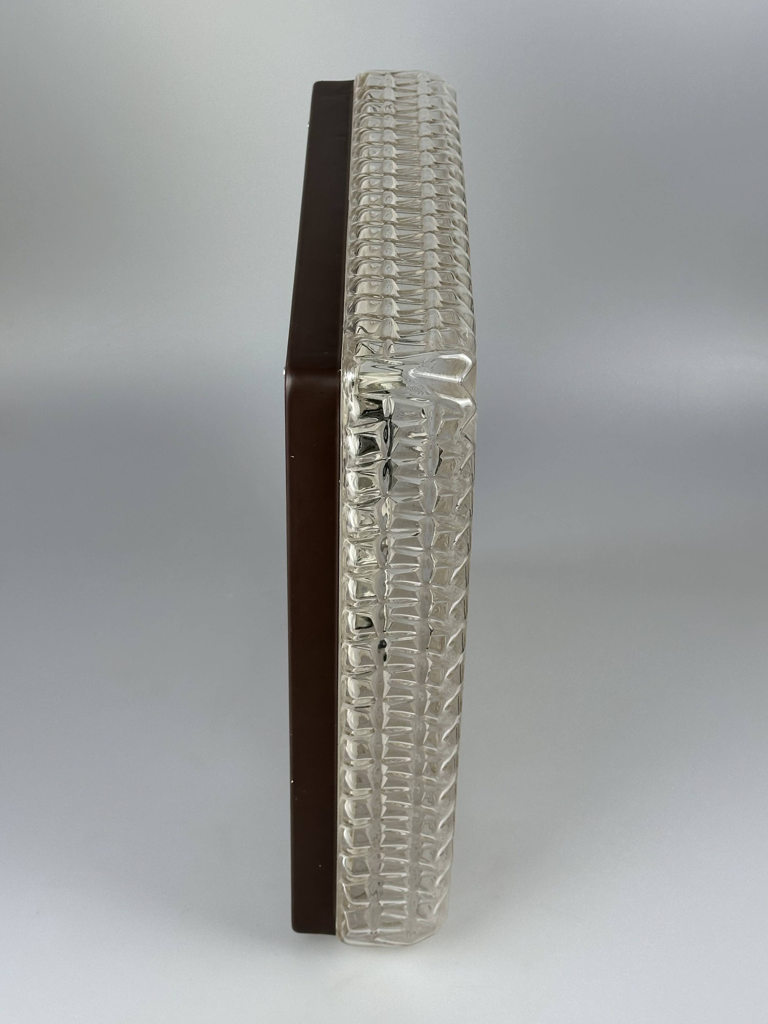 XXL 1960s/70s Plastic Ceiling Lamp by Ridi Leuchten Germany