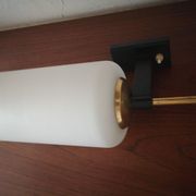 Wall lamp vintage 1950 opaline laitpn