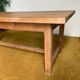 Table de ferme bois brut