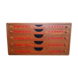 Canson vintage paper storage cabinet