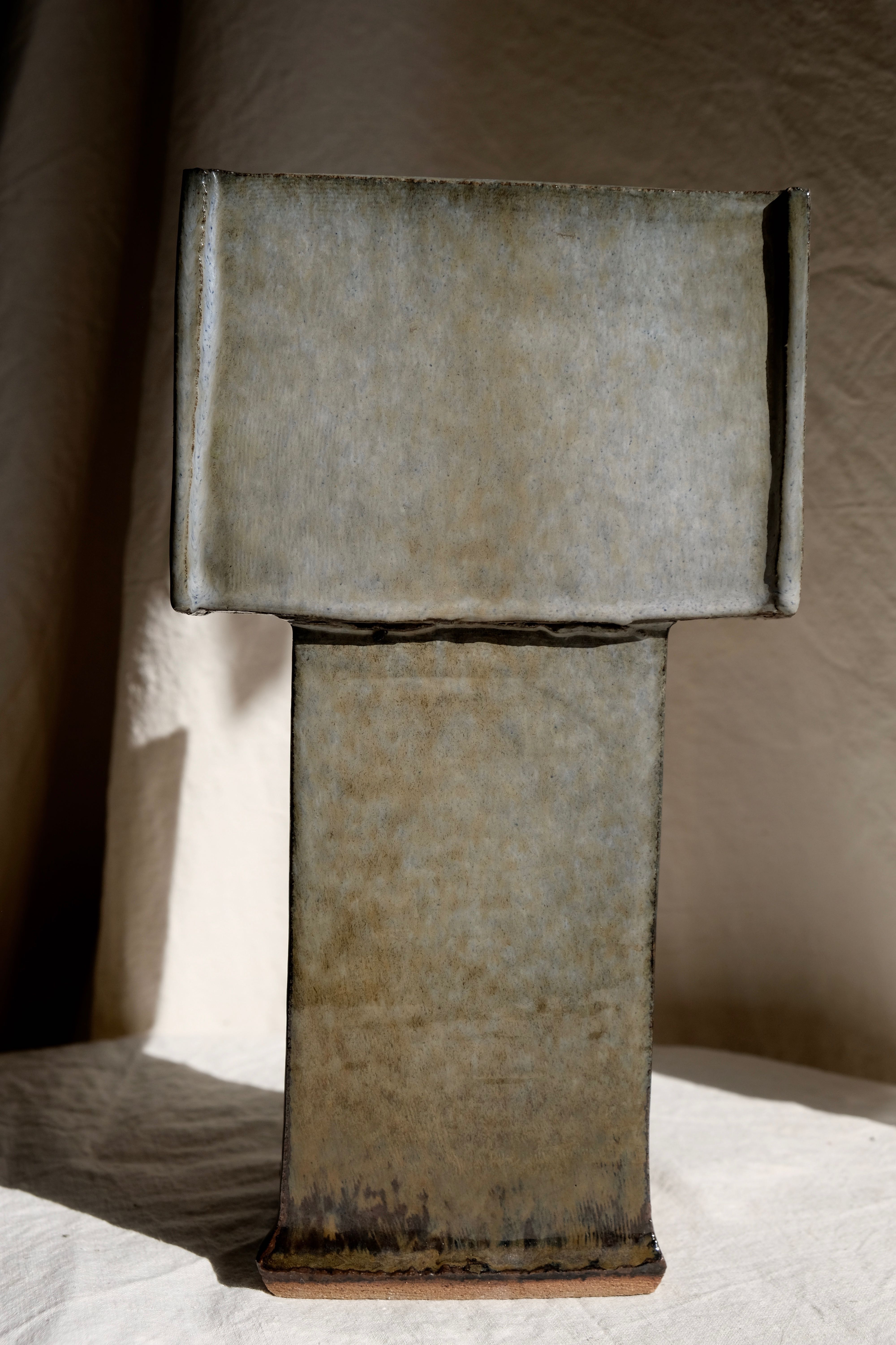 Japanese vase hanaire ikebana freeform mid century