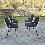 4 Allibert dining room chairs 1970