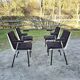 4 Allibert dining room chairs 1970