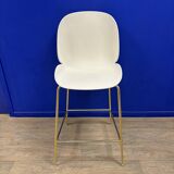 Tabouret Beetle Blanc d'Albâtre/ Laiton Semi Mat - Gubi
