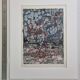 Jean-Paul Riopelle – Original lithograph – 1970 – Framed 42 x 52 cm