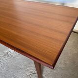 Scandinavian extendable teak table 147/191/235x88cm vintage an60