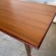 Scandinavian extendable teak table 147/191/235x88cm vintage an60