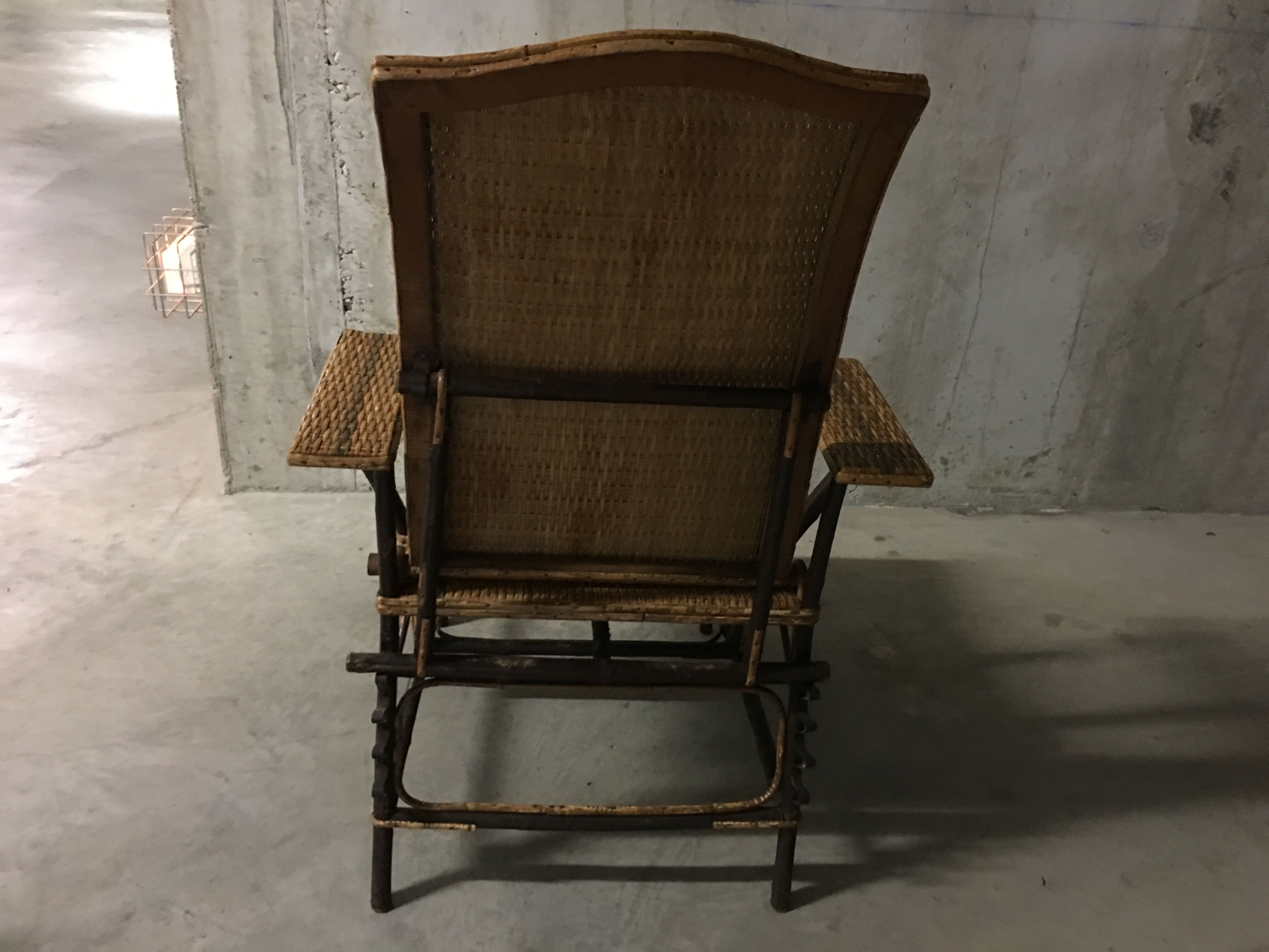 50s Wicker Lounge chair