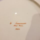 9 plates Le Chambrelain porcelain