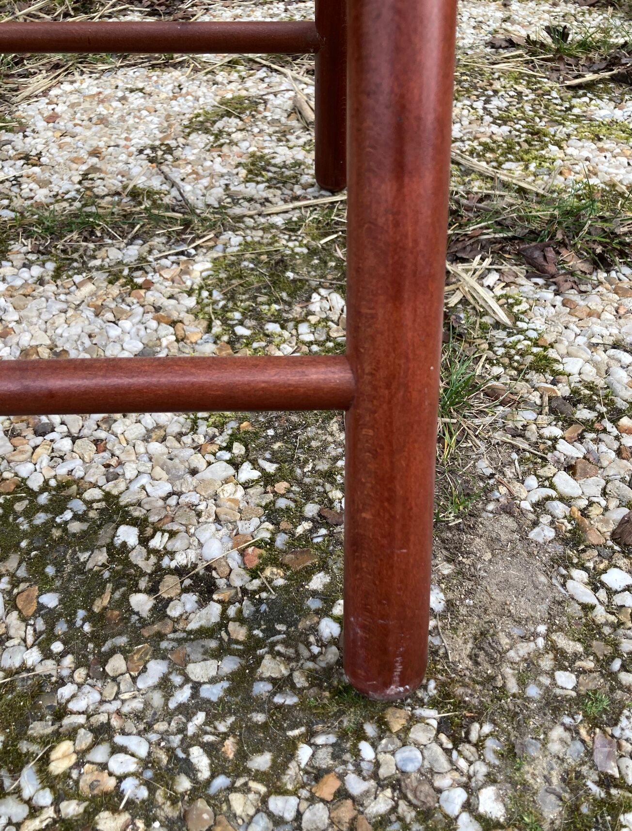 Pair of Italian folding chairs in vintage canning