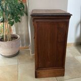 19th century solid wood bedside table