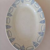 Oval ironstone dish from Moulin des Loups & Hamage, 'Colonial' model