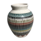 Old glazed ceramic vase