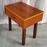 Teak bedside