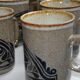 6 Scottish ceramic stoneware mugs