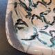 Japanese square dish in Raku