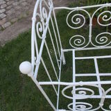 Wrought iron bed