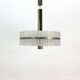 Large '60s Ice Glass Pendant Lamp