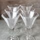 Durand Monceaux crystal liqueur glasses
