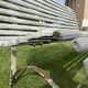 Banc vintage de jardin des années 60