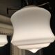 Suspension laiton opaline rose