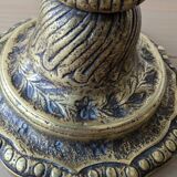 Pair of bronze candlesticks