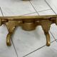 Vintage oval mirror Deknudt plus matching console