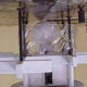 Venini Italy two wall lamps patchwork years '70 space age glass