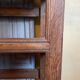 Baker's shelf, kitchen shelf, collection shelf from the early 19th century, oak.