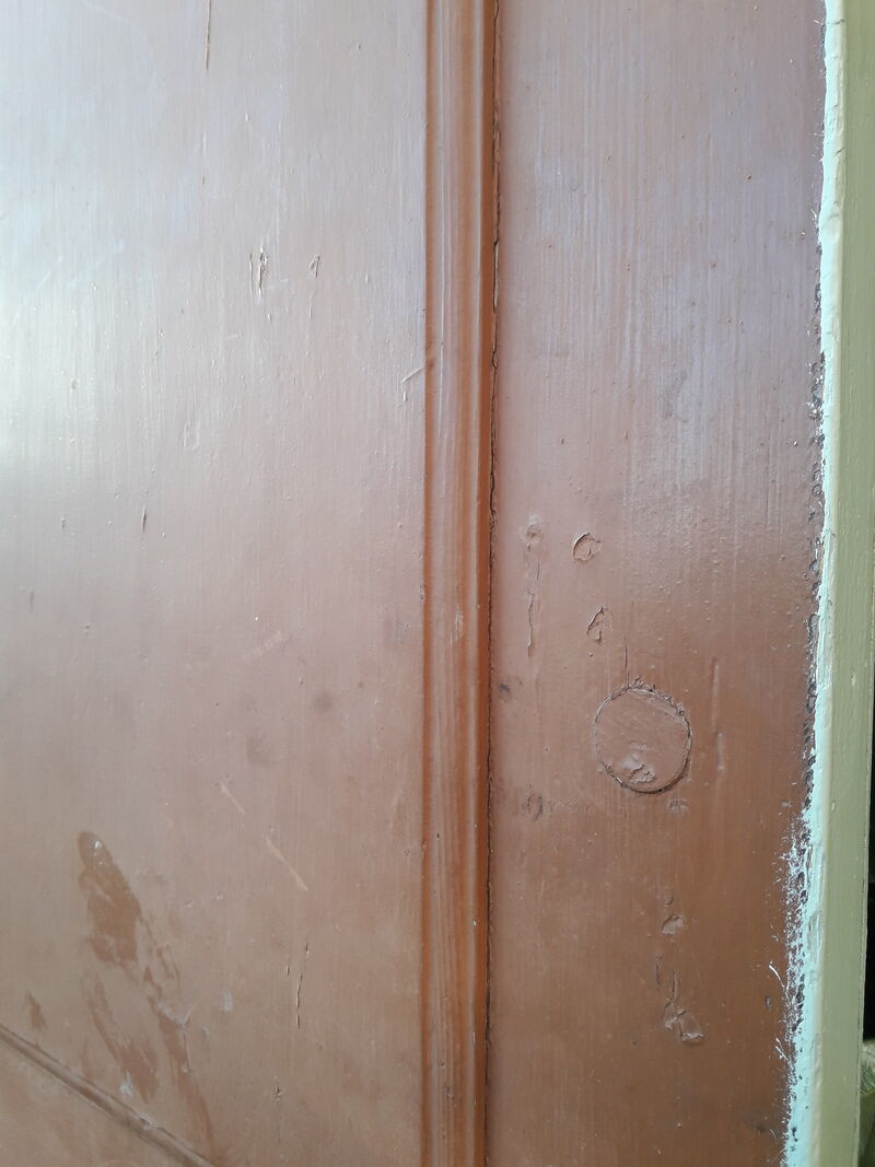 Door 231,5x94,5cm of communication formerly landing