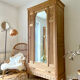Parisian art deco cabinet 1930 in raw wood