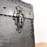 Antique trunk chest by c.e. ruegsegger bern swiss