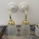 Pair of art deco wall lights