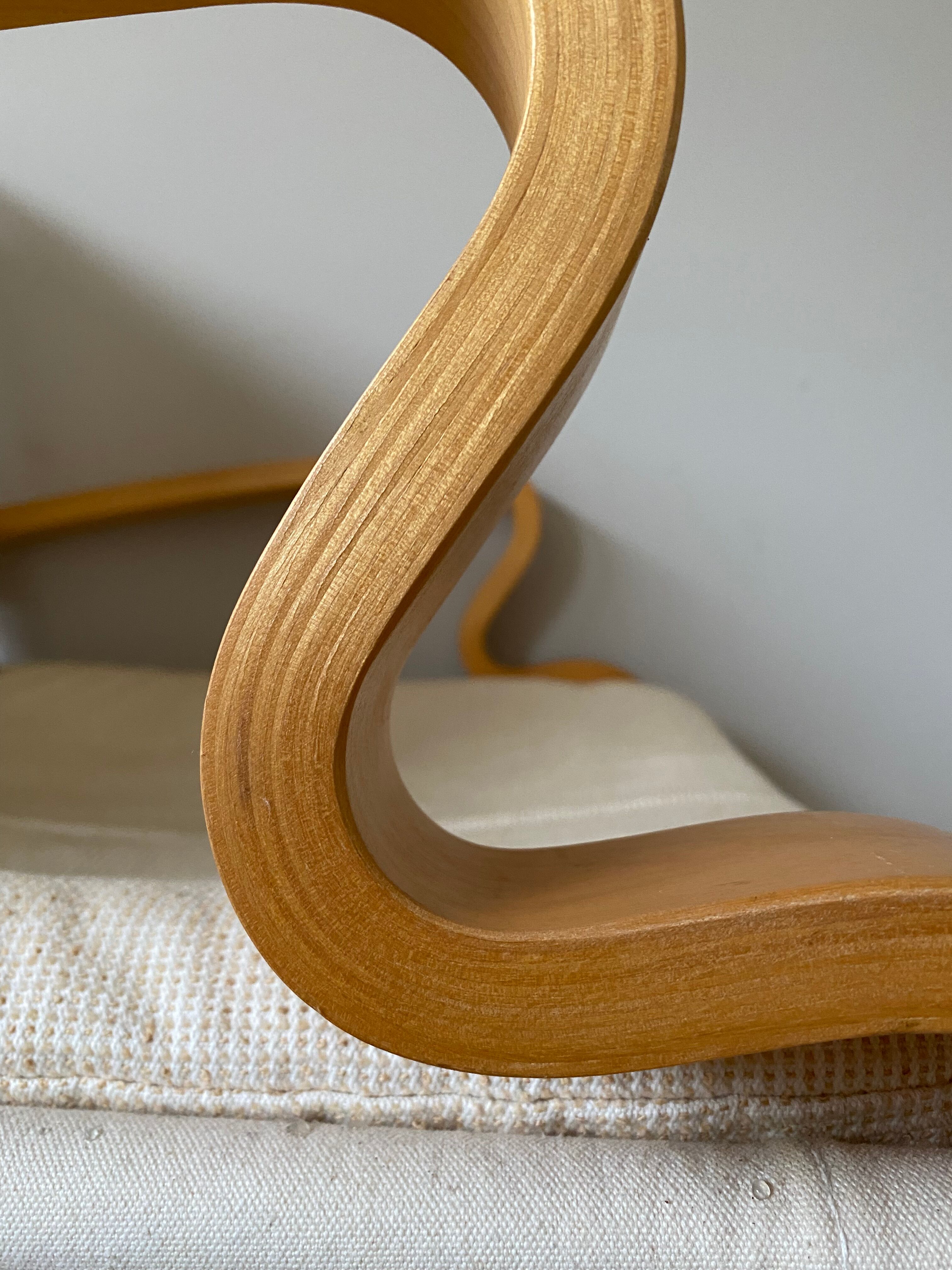 Vintage Bentwood Bjärred lounge chair by IKEA