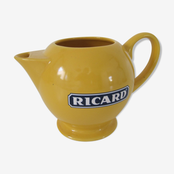 Vintage yellow pitcher brand ricard.