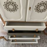 Revamped wooden cabinet