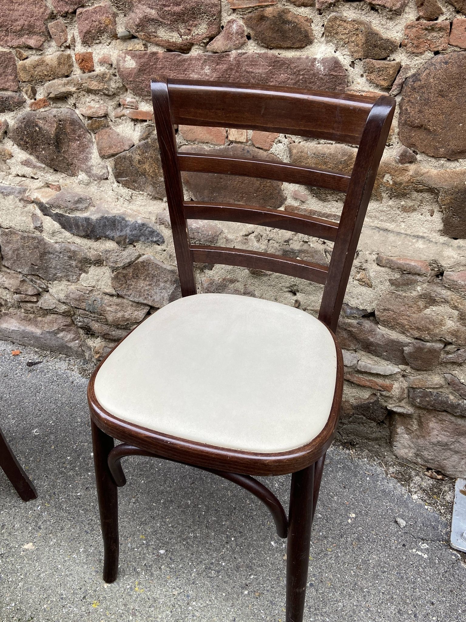 4 vintage bistro chairs