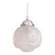 Art Deco pendant lamp in satin glass, 1920s-30s